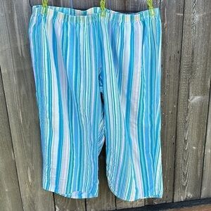 VINTAGE Victoria’s Secret, Flannel Capri, Pajama Pants- Women’s Size 1X